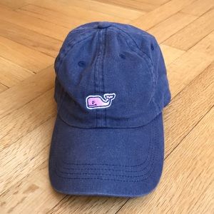 navy blue vineyard vines baseball hat